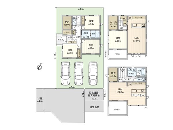 上尾市大字領家 間取図(平面図) 上尾市大字領家 間取図(平面図)