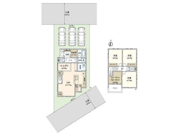 さいたま市見沼区大字蓮沼 戸建 間取図(平面図) さいたま市見沼区大字蓮沼 戸建 間取図(平面図)