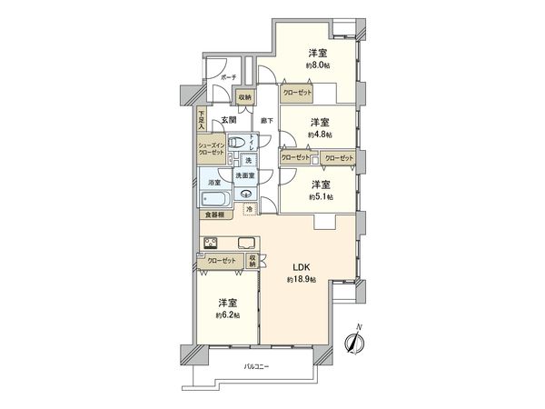 ライオンズヴィアーレ大宮 間取図(平面図) ライオンズヴィアーレ大宮 間取図(平面図)