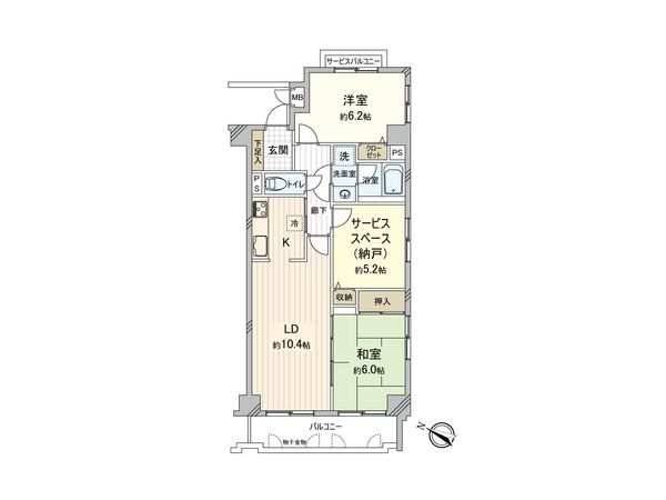 ワコーレ大宮日進 間取図(平面図) 間取図(平面図)