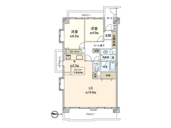 大宮大門パークホームズ 間取図(平面図) 大宮大門パークホームズ 間取図(平面図)