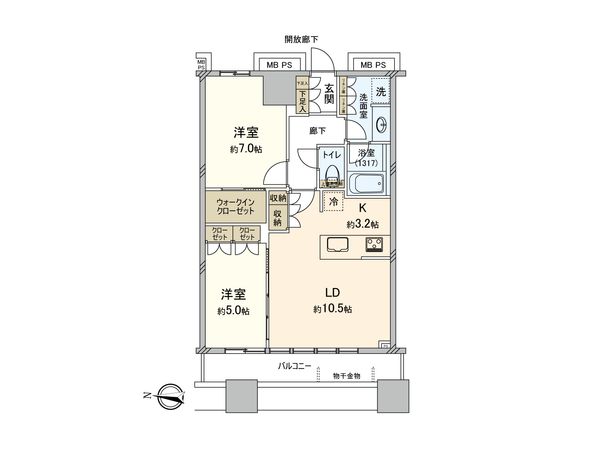 グランドミッドタワーズ大宮フォレストタワー 間取図(平面図)