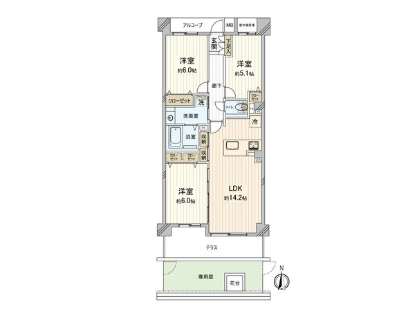 間取図(平面図)
