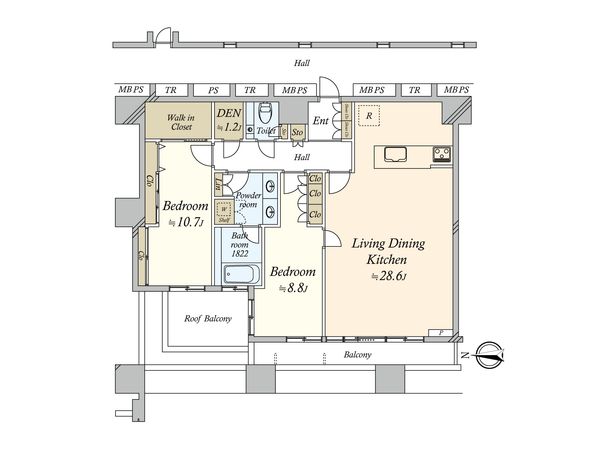 グランドミッドタワーズ大宮フォレストタワー 間取図(平面図)