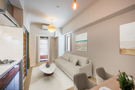 オープンレジデンシア大宮フロント リビング