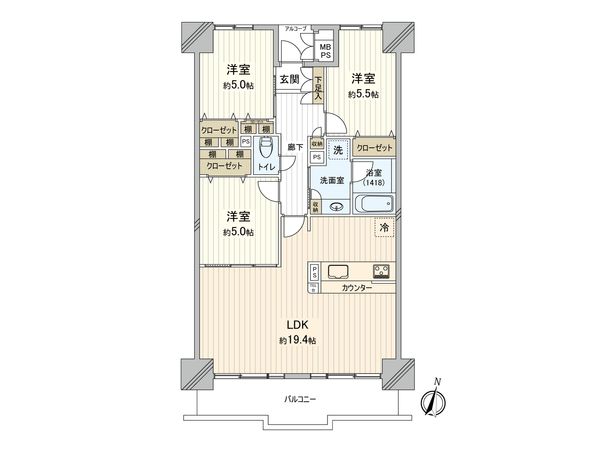 間取図(平面図)