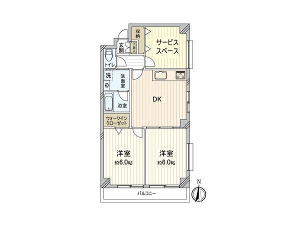 プレジデント98 間取図(平面図) プレジデント98 間取図(平面図)
