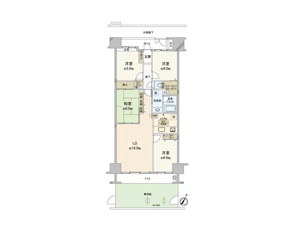 セントラルスウィート大宮桜木町 間取図(平面図) セントラルスウィート大宮桜木町 間取図(平面図)