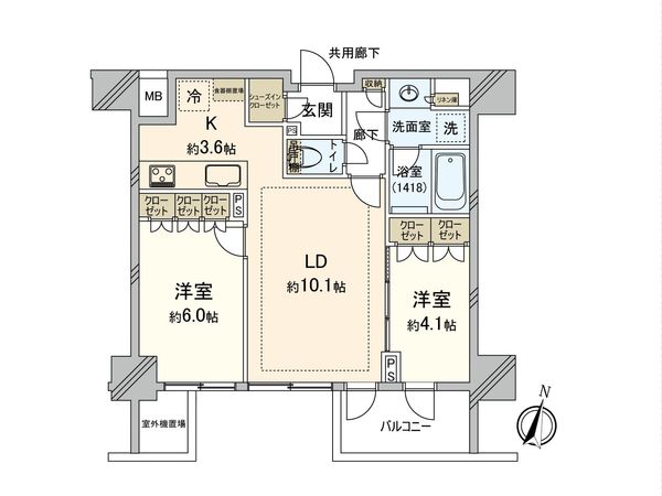 オープンレジデンシア大宮フロント 間取図(平面図) オープンレジデンシア大宮フロント 間取図(平面図)