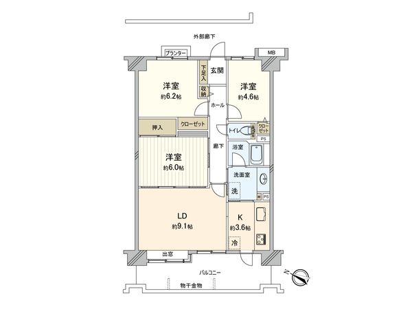 間取図(平面図)