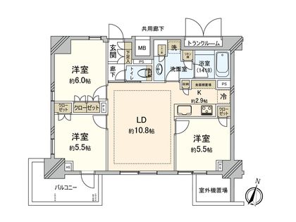 間取図(平面図)