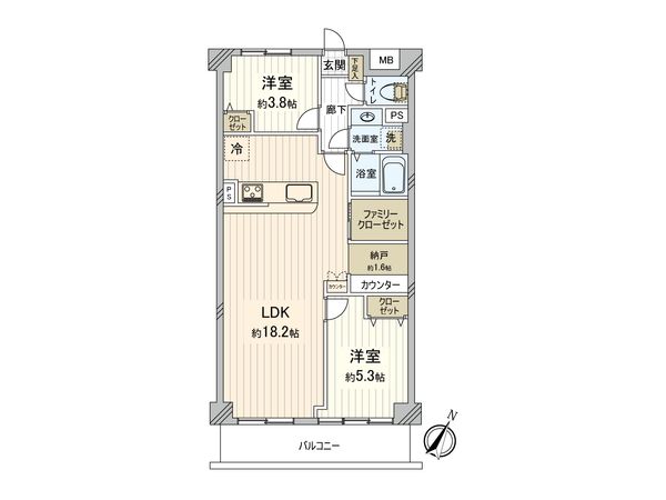 サンパーク七里 間取図(平面図) 間取図(平面図)