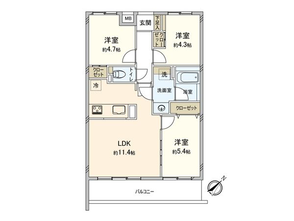 大宮公園ダイカンプラザ 間取図(平面図)