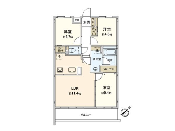 大宮公園ダイカンプラザ 間取図(平面図)