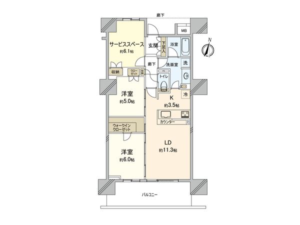 大宮スカイ&スクエア ザ・タワー 間取図(平面図) 大宮スカイ&スクエア ザ・タワー 間取図(平面図)