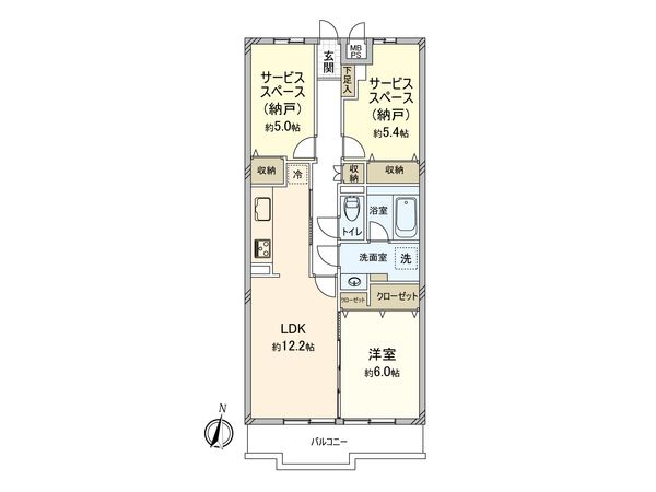 ライオンズマンション大宮指扇第2 間取図(平面図)
