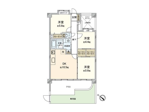 ライオンズマンション大宮堀の内 間取図(平面図) ライオンズマンション大宮堀の内 間取図(平面図)