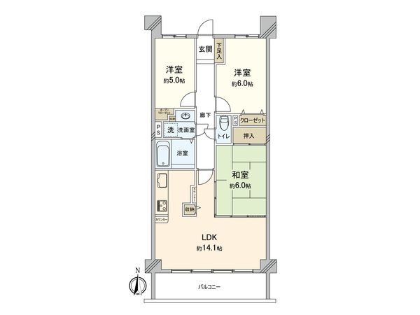 レクセルプラザ日進 間取図(平面図) レクセルプラザ日進 間取図(平面図)
