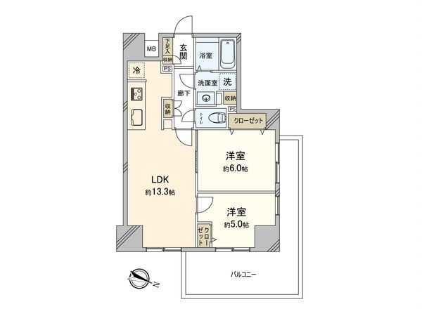 日神パレステージ大宮パルティール 間取図(平面図) 日神パレステージ大宮パルティール 間取図(平面図)