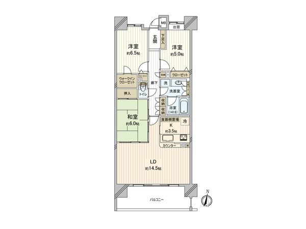 ビクトリアアネーロ大宮 間取図(平面図) ビクトリアアネーロ大宮 間取図(平面図)