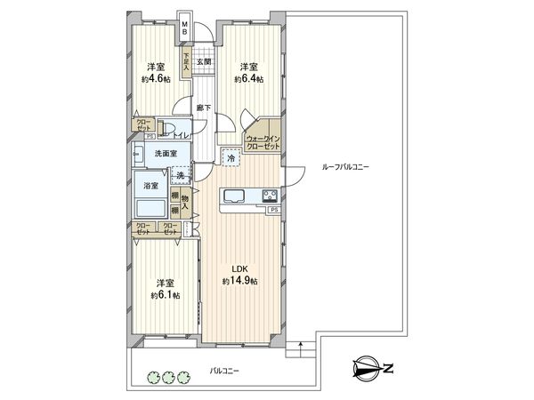 大宮パーク・ホームズ 間取図(平面図)