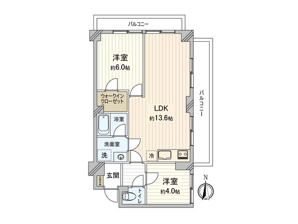 セザール大宮中央公園 間取図(平面図) 間取図(平面図)