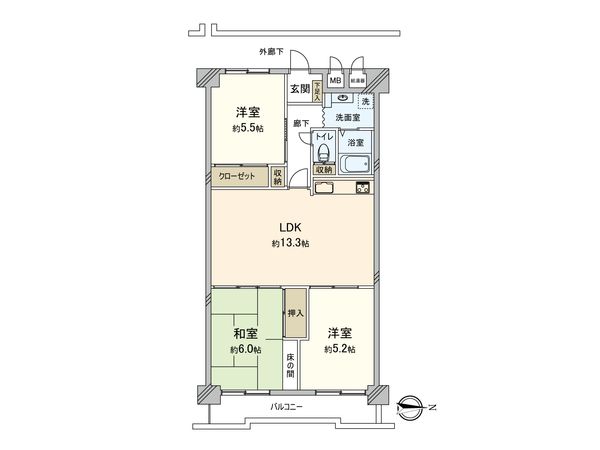 グランドシティ大宮 サウスタワー 間取図(平面図) グランドシティ大宮 サウスタワー 間取図(平面図)
