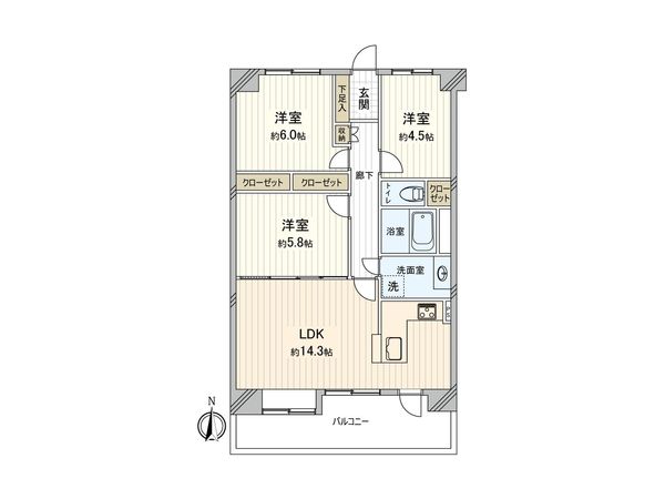 コスモ大宮ロイヤルフォルム 間取図(平面図) コスモ大宮ロイヤルフォルム 間取図(平面図)
