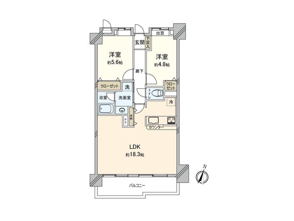 ライオンズガーデン大宮第3 間取図(平面図)