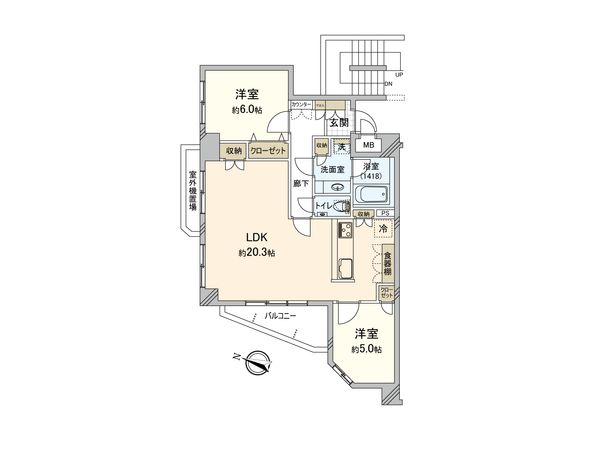 ミオカステーロ大宮 間取図(平面図)