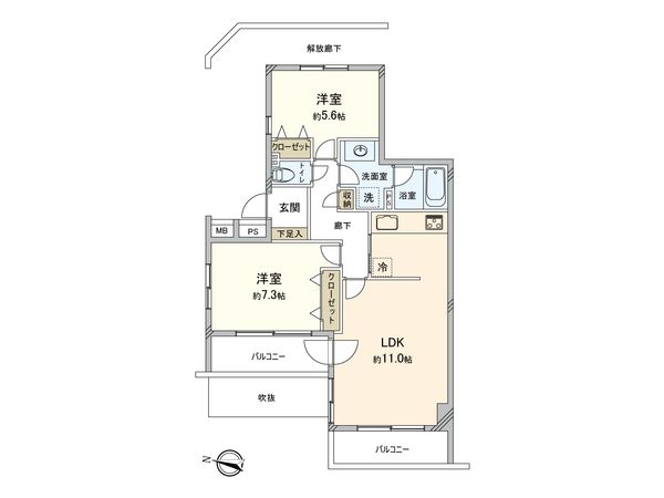 ソルシェ大宮 間取図(平面図) ソルシェ大宮 間取図(平面図)