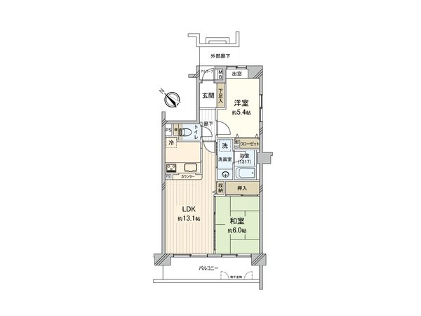 コスモ大宮プレステージ 間取図(平面図)