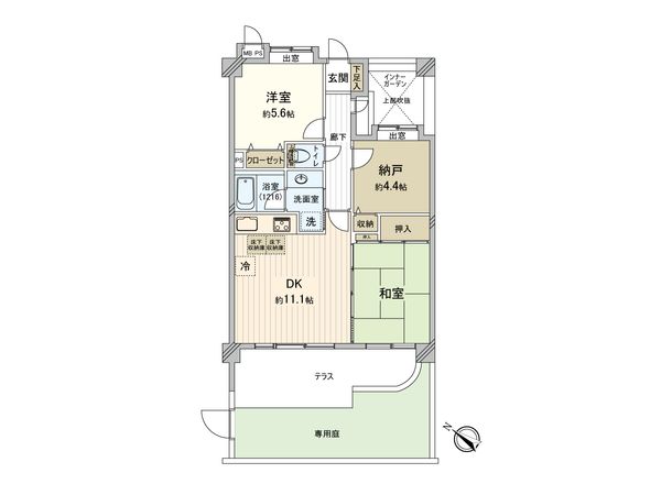 ライオンズマンション大宮堀の内 間取図(平面図) ライオンズマンション大宮堀の内 間取図(平面図)