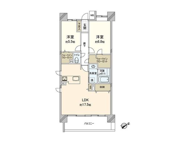 ウィズ大宮二番館 間取図(平面図) ウィズ大宮二番館 間取図(平面図)