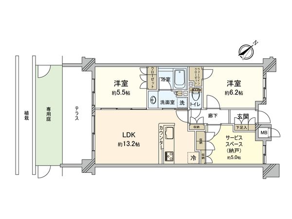 プレシス大宮クレール 間取図(平面図) プレシス大宮クレール 間取図(平面図)