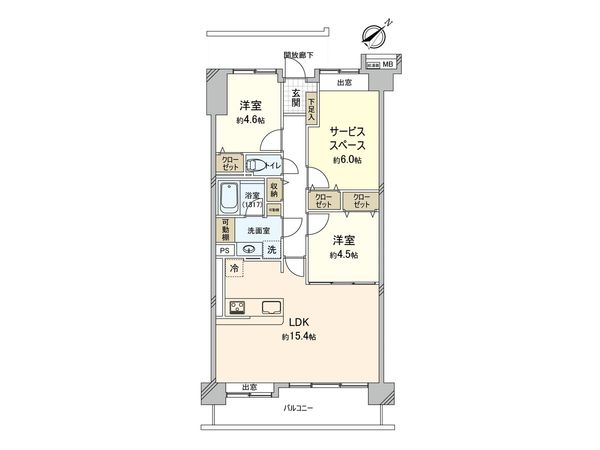 ルネ大宮パークステイツ 間取図(平面図)