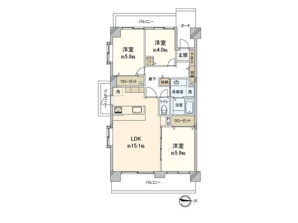大宮大門パーク・ホームズ 間取図(平面図) 大宮大門パーク・ホームズ 間取図(平面図)