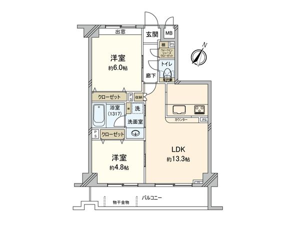 プレミアム大宮 間取図(平面図) プレミアム大宮 間取図(平面図)