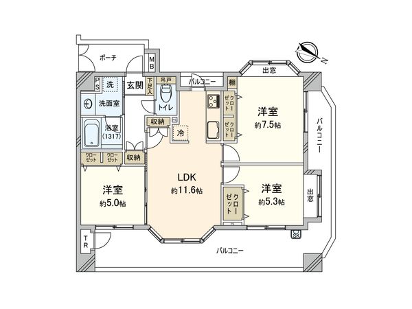 間取図(平面図)