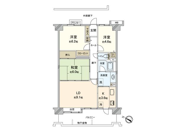 間取図(平面図)