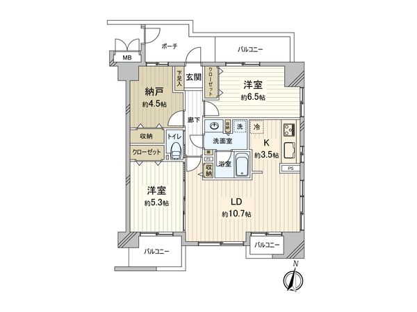 コートプラザ大宮 間取図(平面図) コートプラザ大宮 間取図(平面図)