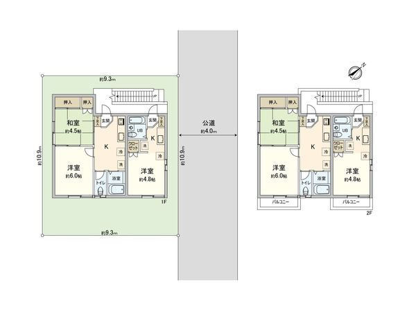 鶴ヶ島市大字上広谷 間取図(平面図) 鶴ヶ島市大字上広谷 間取図(平面図)