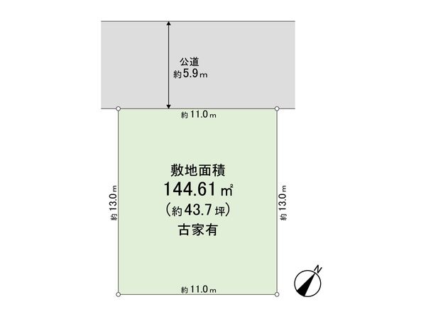 上尾市原新町 区画図