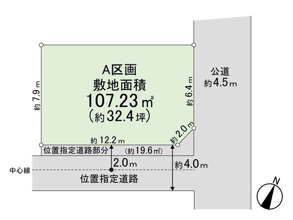 桶川市末広1丁目 区画図 桶川市末広1丁目 区画図