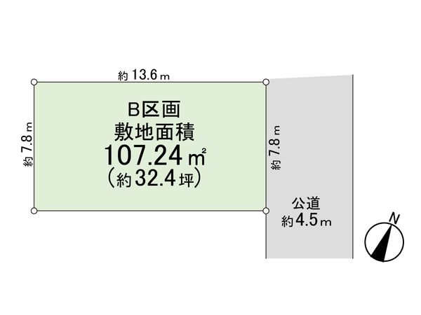 桶川市末広1丁目 区画図 桶川市末広1丁目 区画図
