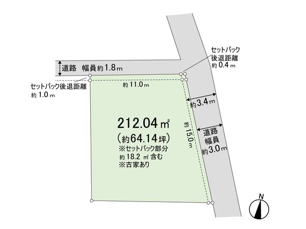 上尾市大字平方 区画図