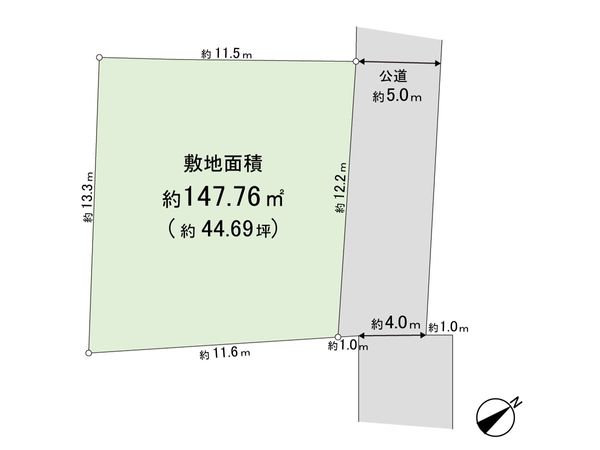 上尾市愛宕1丁目 区画図