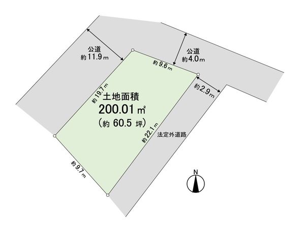 上尾市井戸木1丁目 区画図