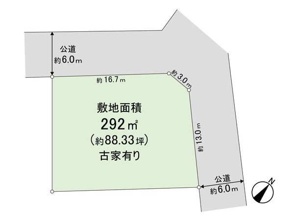 上尾市浅間台3丁目 区画図