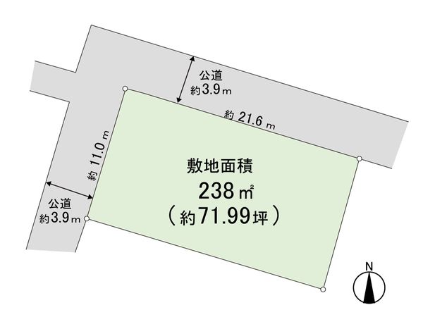 上尾市東町1丁目 区画図